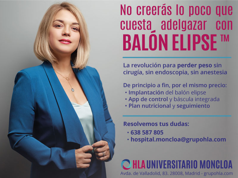 Adelgazar sin esfuerzo con Balón Elipse en el hospital HLA Universitario Moncloa