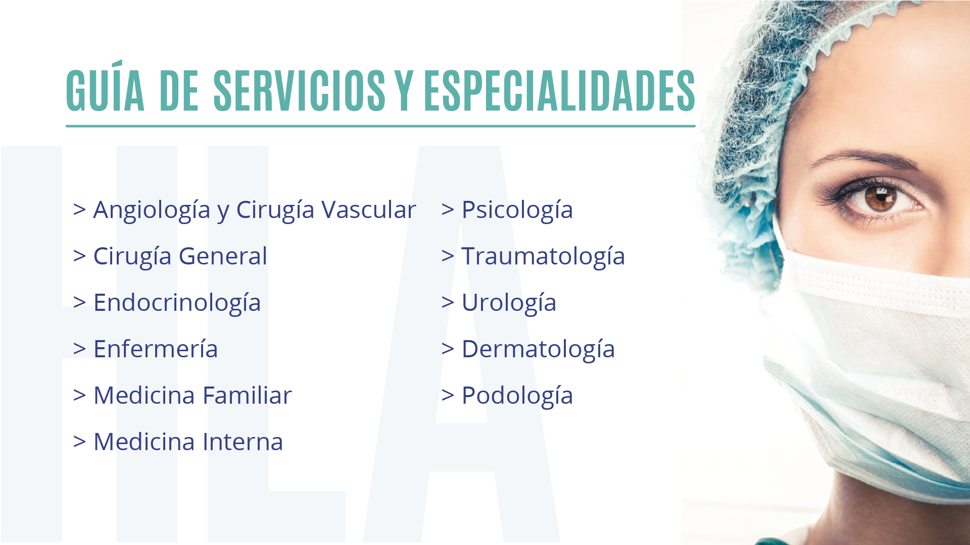servicios HLA Centro Médico Toledo