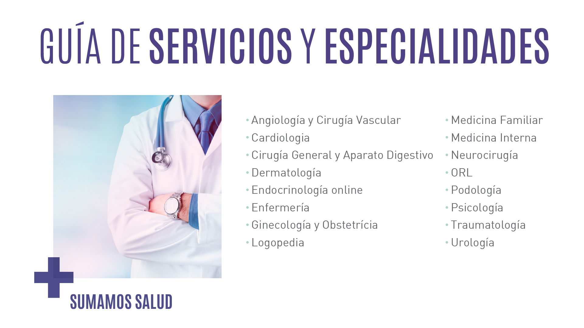 Servicios y especialidades HLA Centro Médico Toledo